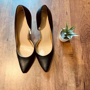 Merona Black Pointed Toe Heels